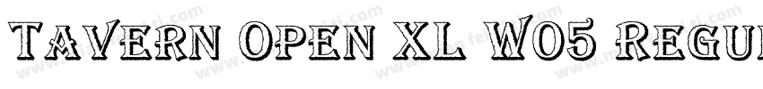 Tavern Open XL W05 Regular字体转换